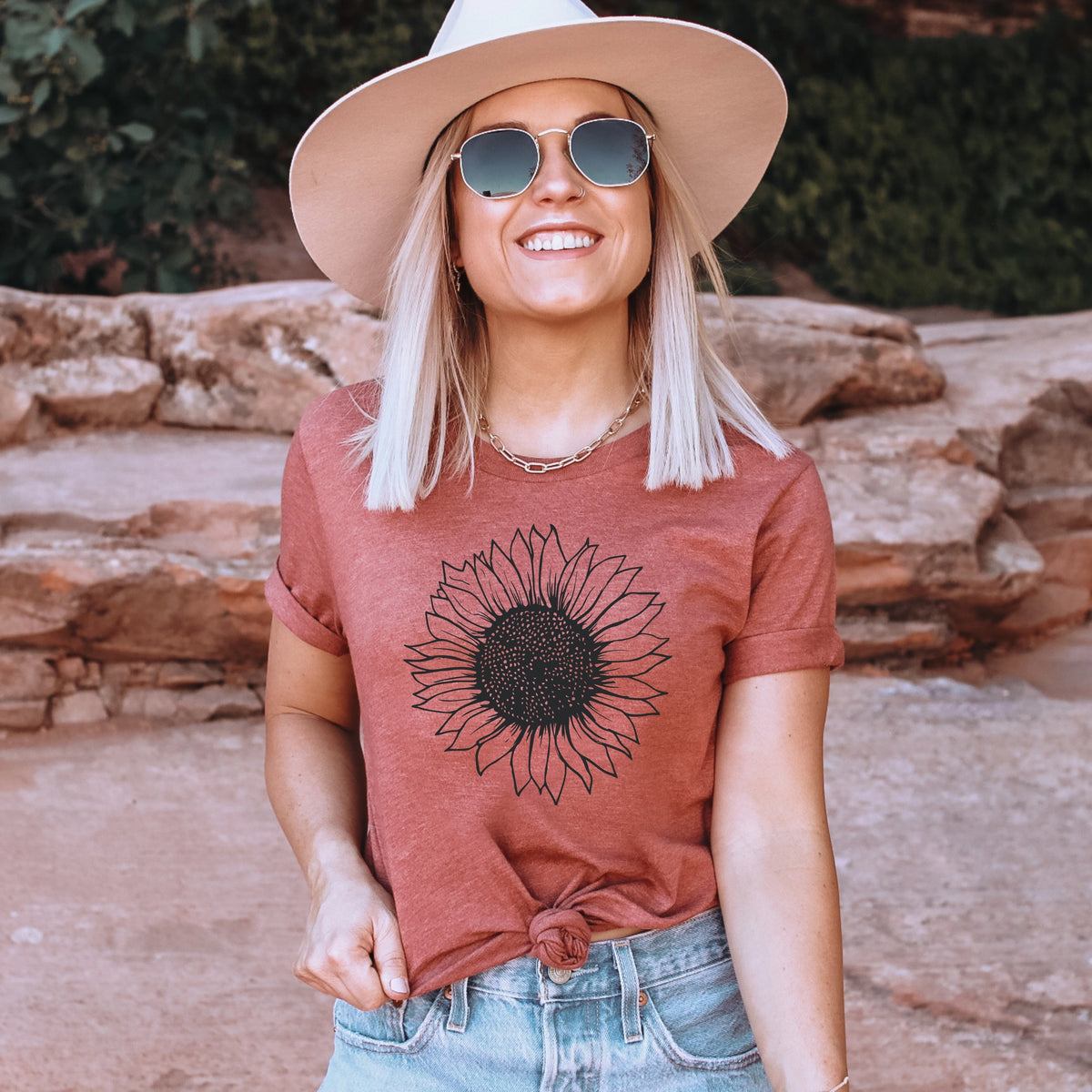 Camicia Girasole - Camicia floreale - Boutique Bestseller