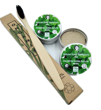 Natural Organic Certified Solid Toothpaste Gift Set