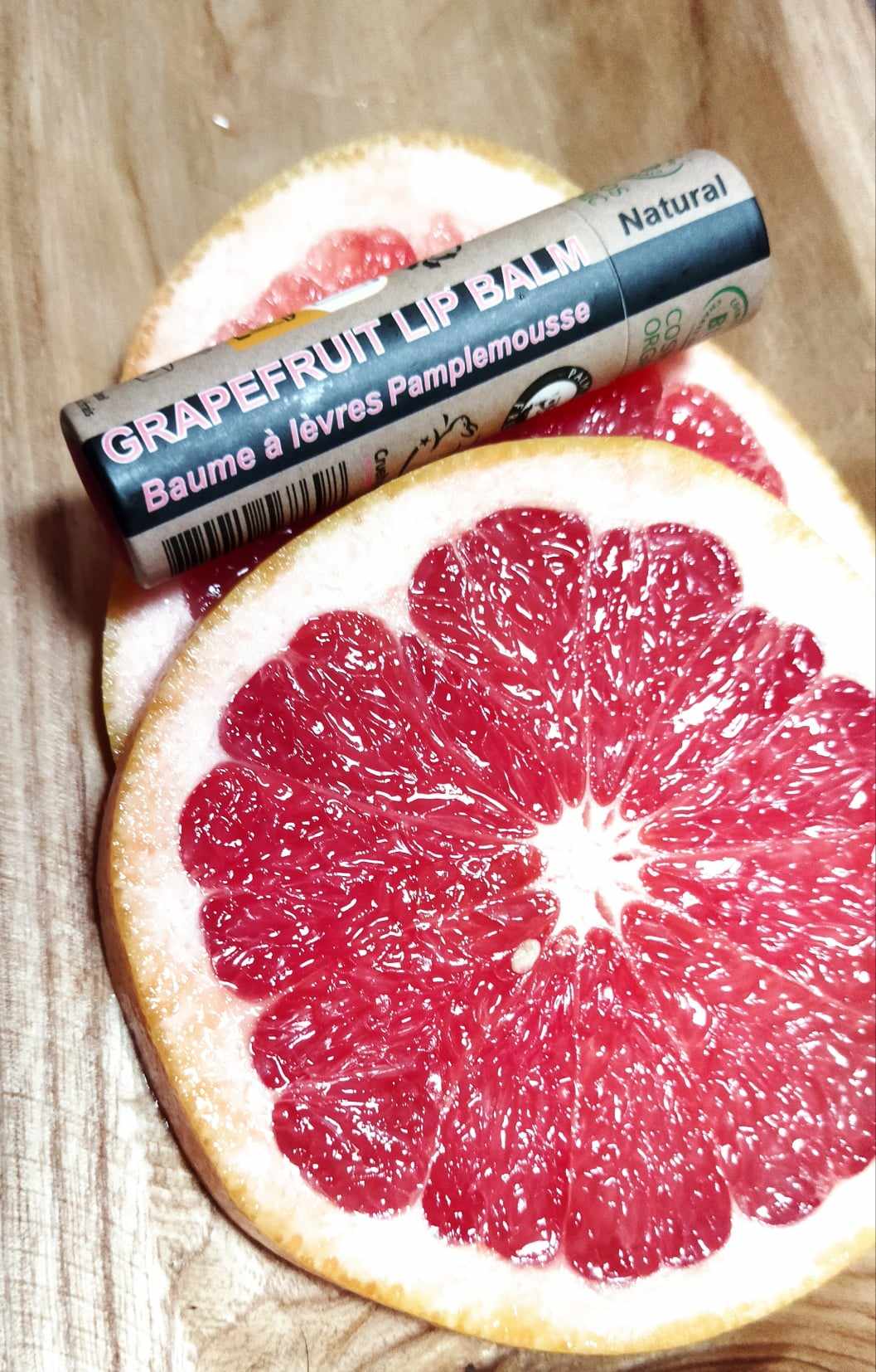 MINI BUNDLE - 4 x Organic Pink Grapefruit Lip Balm 15ml