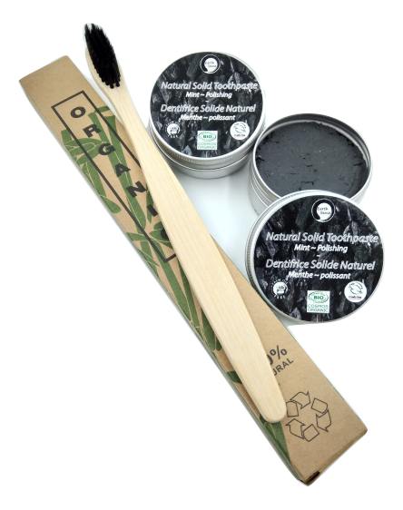 Natural Organic Certified Solid Toothpaste Gift Set