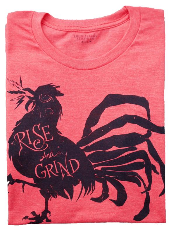 Rise and Grind Heather Red