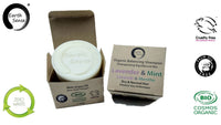 Organic Certified Balancing Solid Shampoo - Lavender & Mint - Dry &