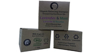 Organic Certified Balancing Solid Shampoo - Lavender & Mint - Dry &