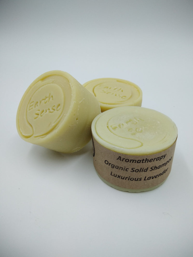 Organic Certified Balancing Solid Shampoo - Lavender & Mint - Dry &