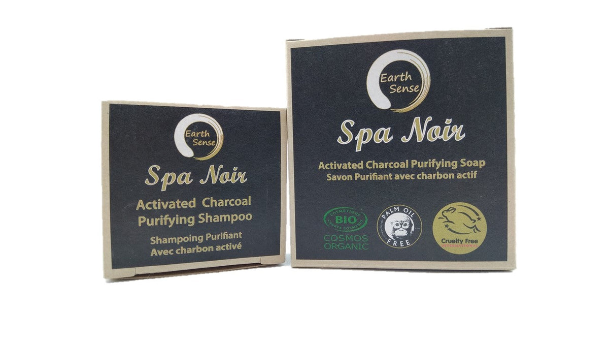 Organic Certified Spa Noir - Solid Soap with activated charcoal - 90g