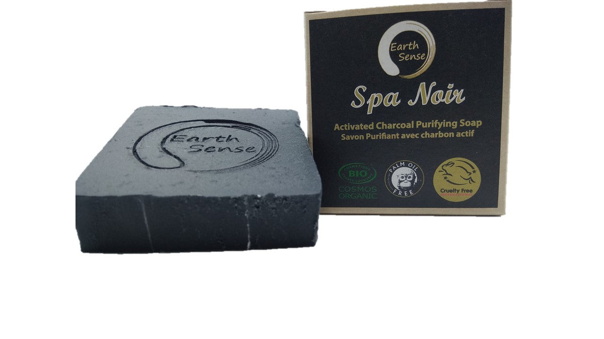 Organic Certified Spa Noir - Solid Soap with activated charcoal - 90g