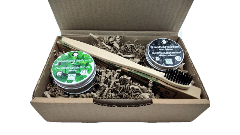 Natural Organic Certified Solid Toothpaste Gift Set