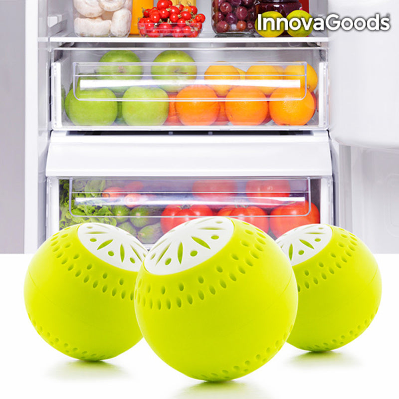 Eco Balls per Frigorifero InnovaGoods (3 Pezzi)