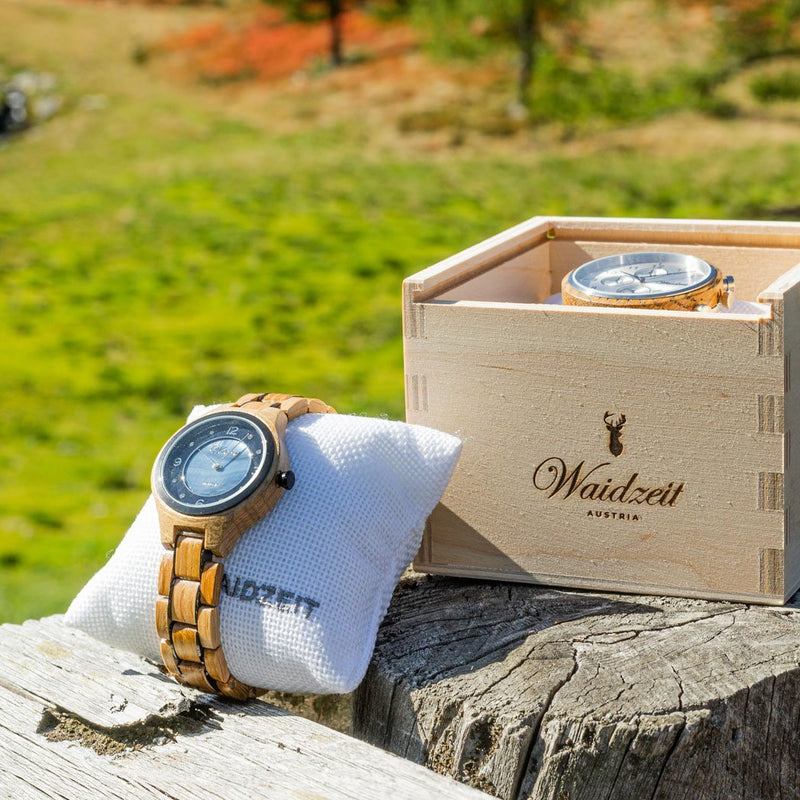 Orologio in legno da donna - Waidzeit Whisky Jane