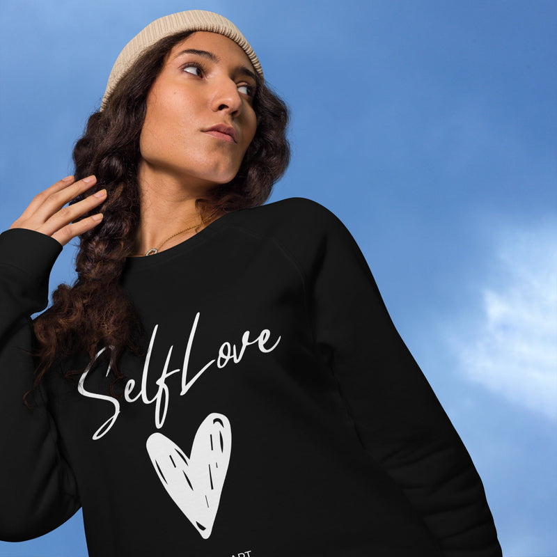 Felpa Raglan Unisex Organic SELF LOVE