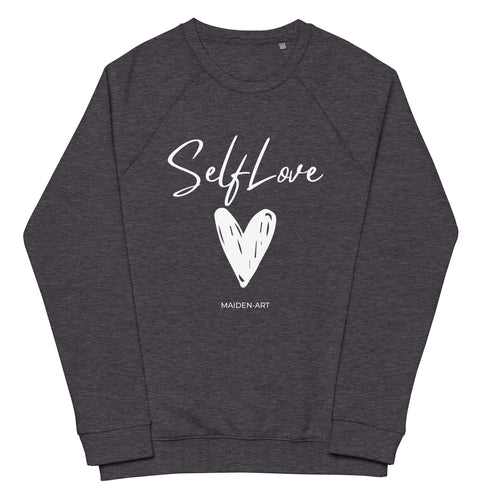 Felpa Raglan Unisex Organic SELF LOVE